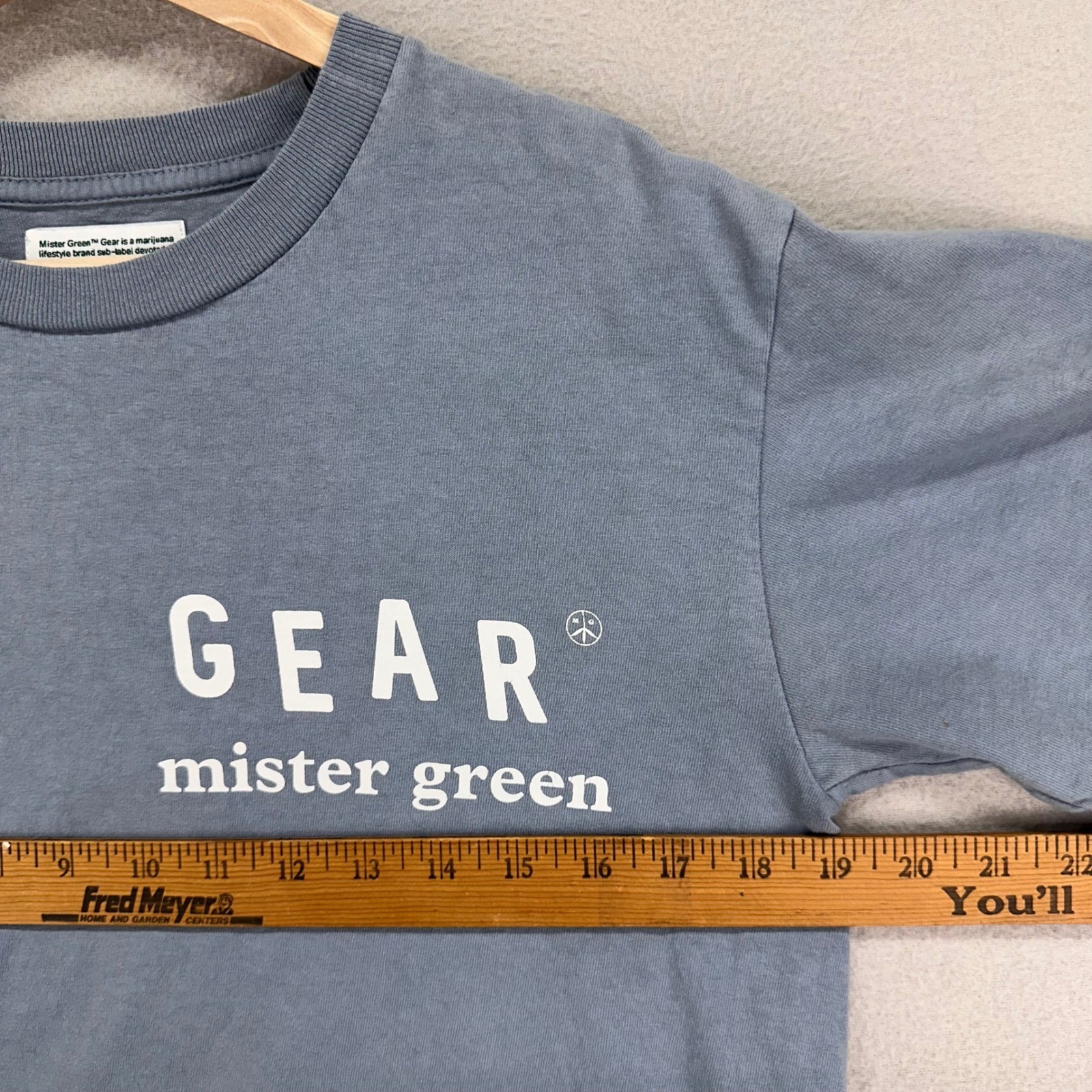 GEAR Mister Green Life Store Mens Small Blue CRIMPS Lifestyle Tee Outdoor Nature gallery