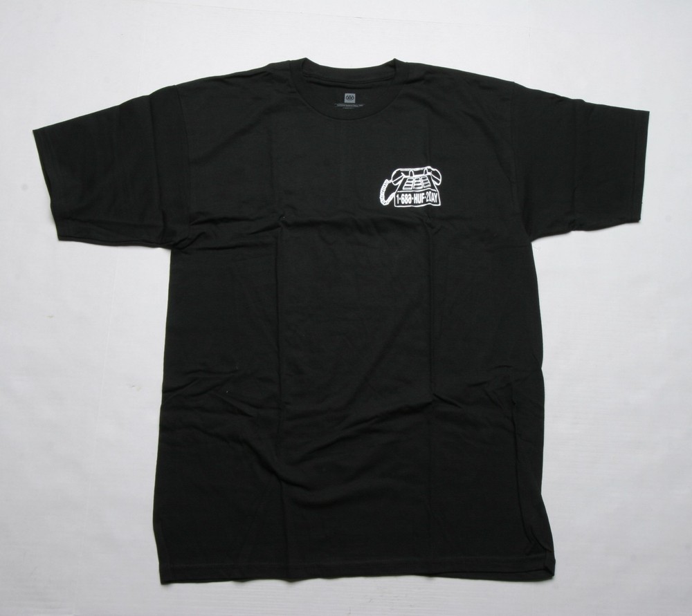 686 Huf 2Day Heavyweight Premium SS Tee (XL) Huf Black M4FAPRS159-HUBK