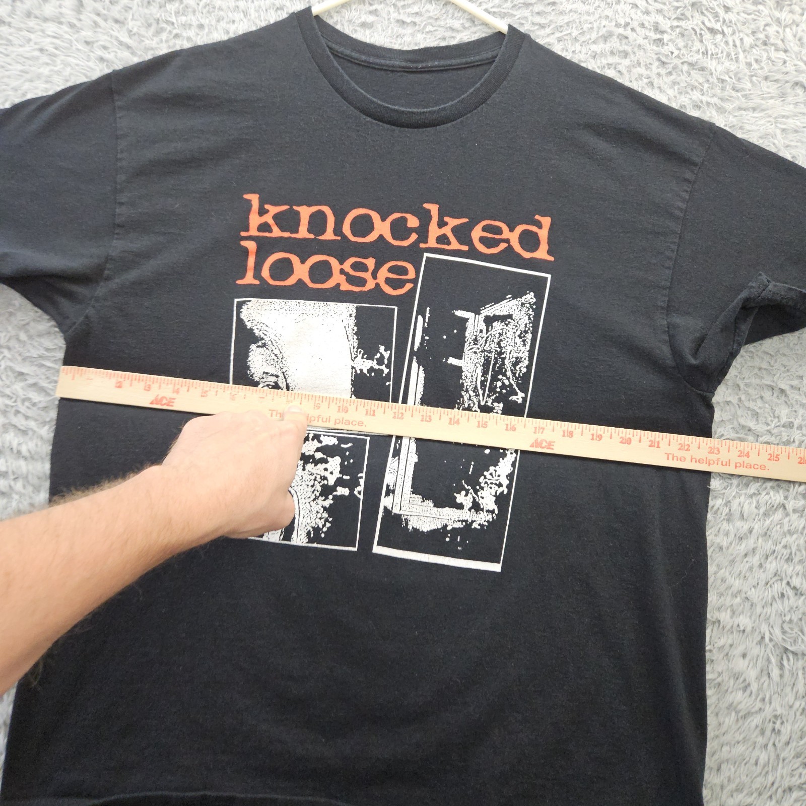 Knocked Loose Band Hardcore T Shirt XL Cotton Heavy Duty Mistakes Like Fractures gallery