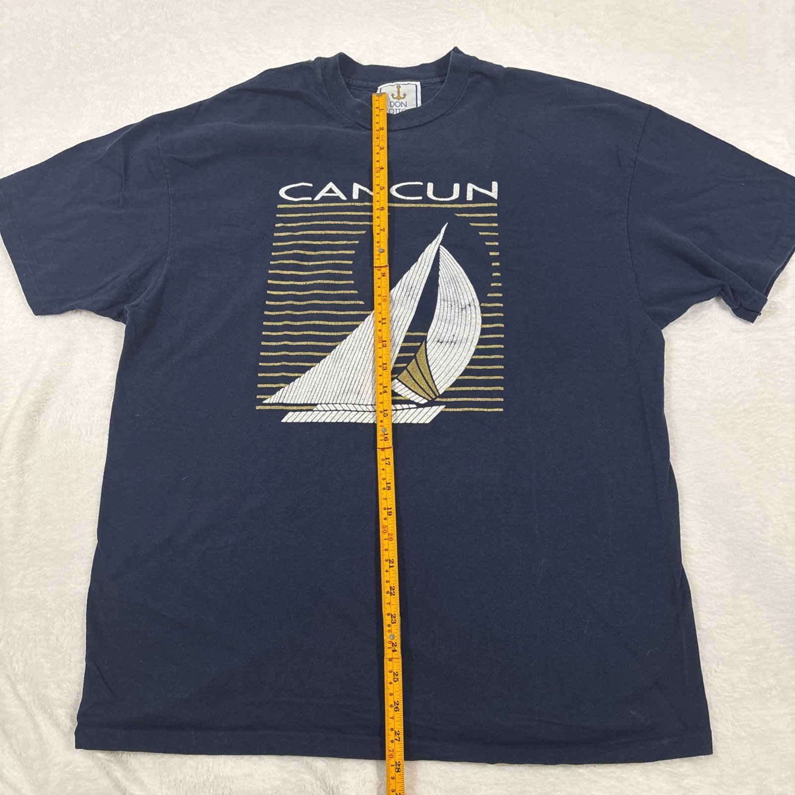 Vintage Single Stitch Men’s XL Cancun Tee Made In USA Single Stitch gallery