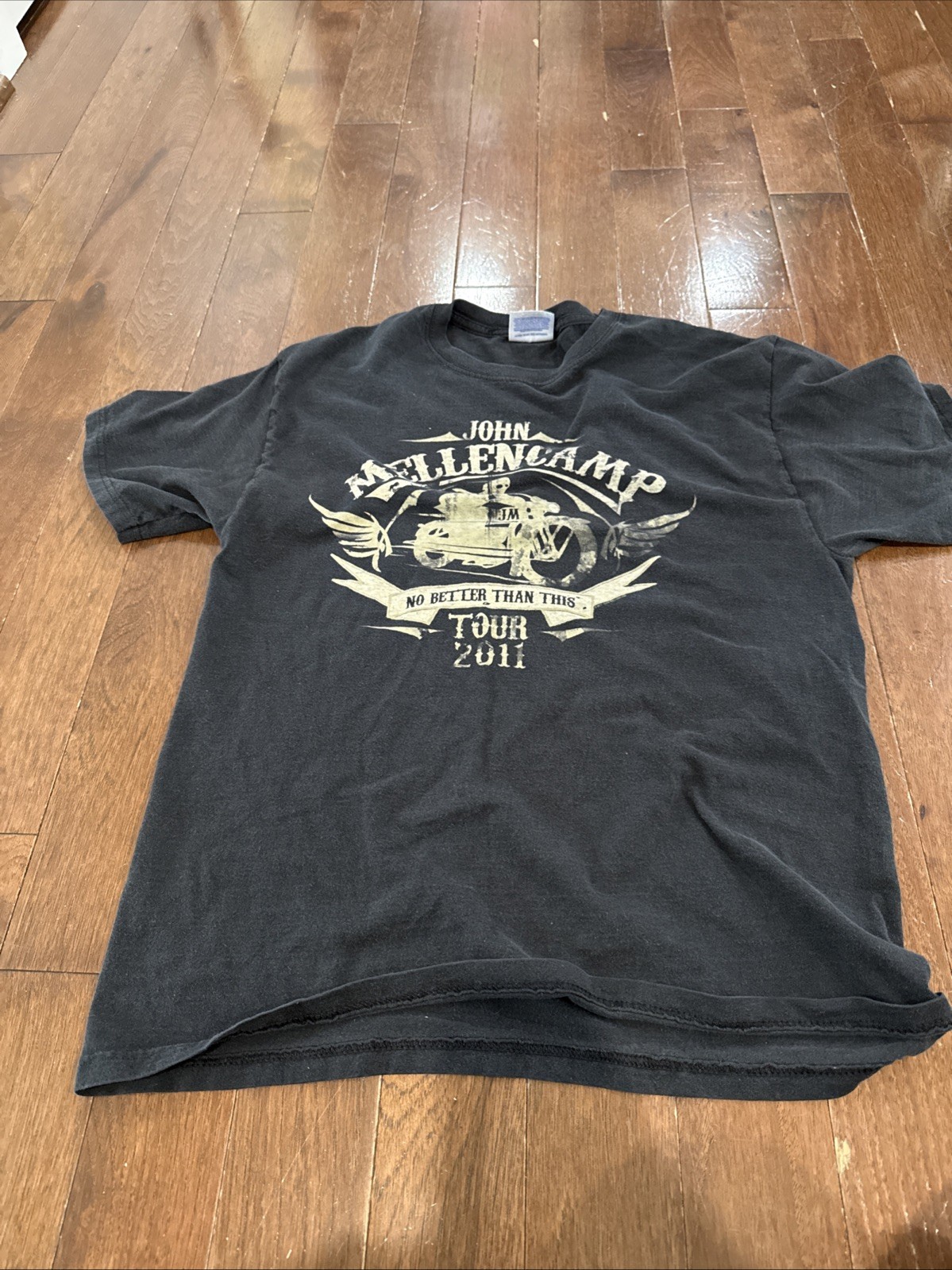 New John Mellencamp Rider 2011 Tour Tshirt Large L Hanes (42-44) gallery