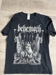 Behemoth Shirt Mens Medium Black Graphic Tee T-Shirt Metal Band Artwork Gildan