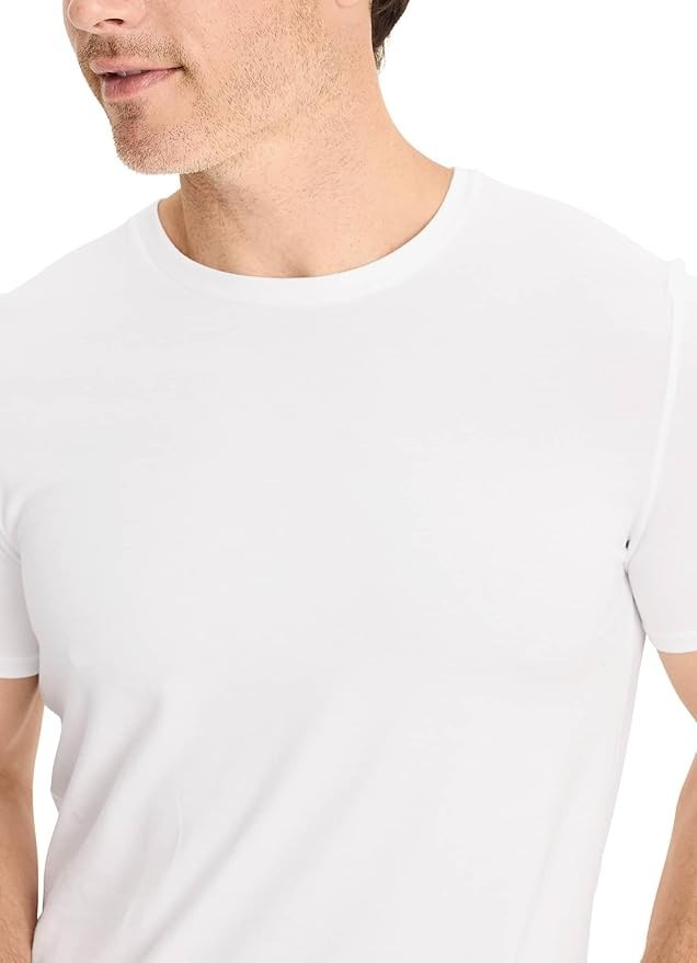Jockey Men's Undershirt Cotton Stretch Crew Neck Undershirt - 3 Pack L gallery