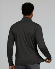 3 Pack: Men’s Dry-Fit Active Quarter Zip Long Sleeve Athletic Performance Pul…