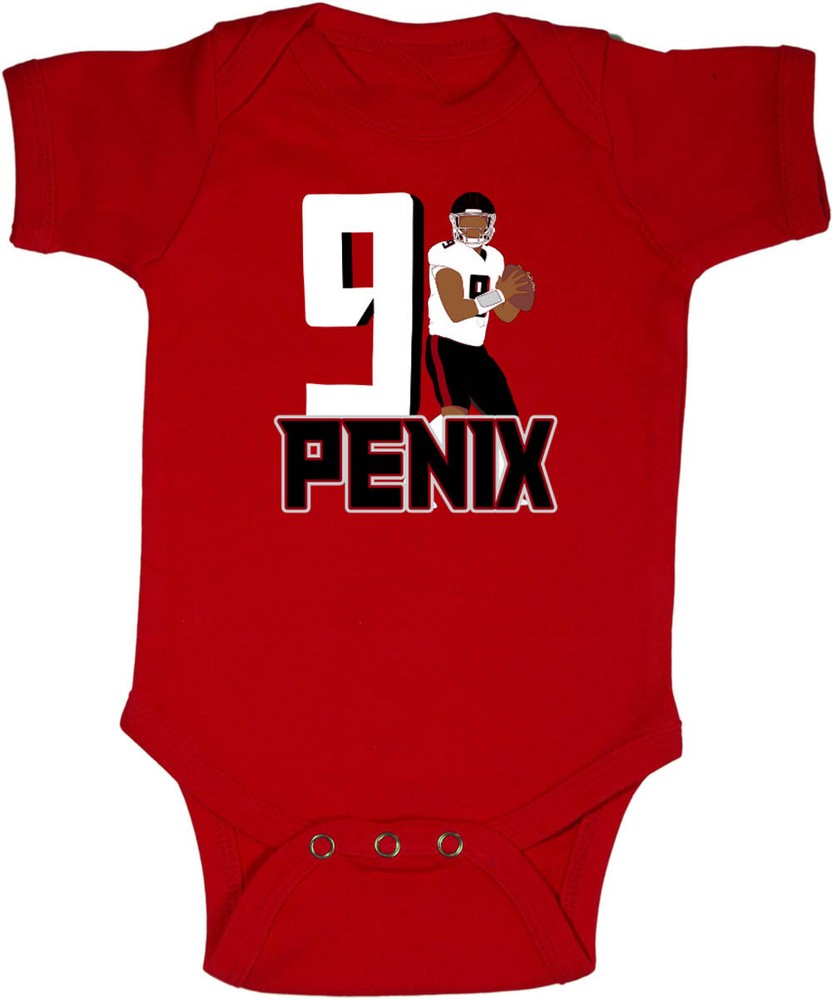 Michael Penix Jr 9 Atlanta Creeper Romper One Piece BABY
