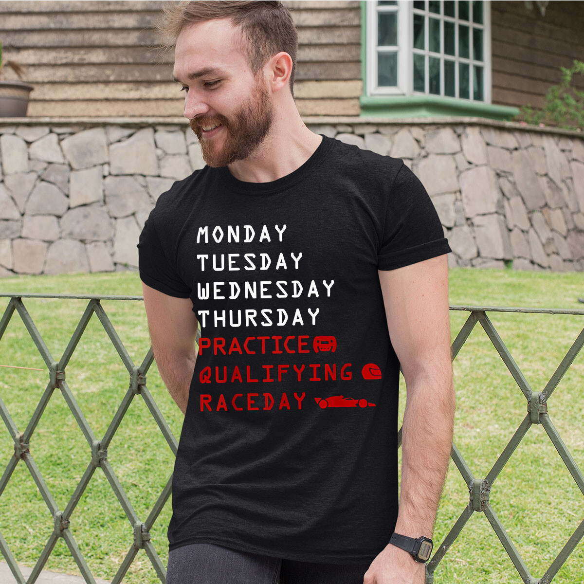 Practice Qualifying Race Day Racing Fan Gift Mens Womens T-Shirts Tee Top#TA-201 gallery