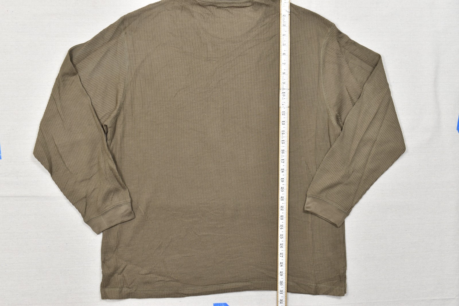 Alpine Lakes Men's XX-Large Brown Waffle Knit Performance Long Sleeve Tee Shirt gallery