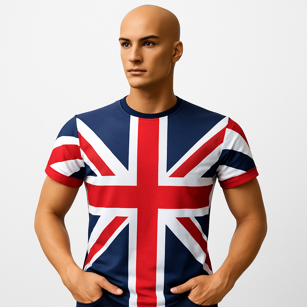Union Jack T-Shirt – Crew Neck – Sizes XS to 3XL for Celebrations & Events gallery