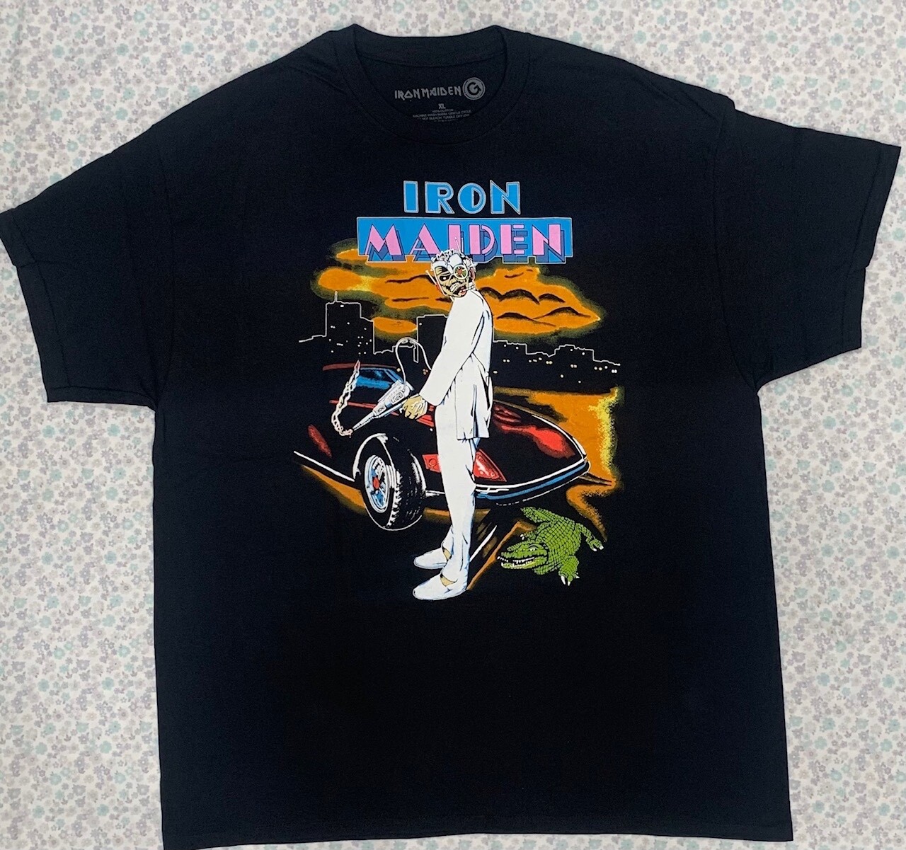 IRON MAIDEN ATTRACTIVE T-SHIRT, VICE IS NICE OFFICIAL MERCHANDISE MD gallery