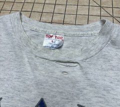 VTG Thin Distressed Thrashed T-Shirt XL Heather Gray Grunge Holes Maui Aloha