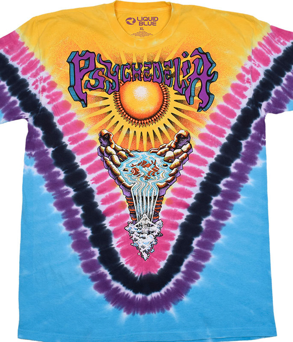 PSYCHEDELIA-2 SIDED TIE DYE T-SHIRT S-M-L-XL-2X V-DYE Grateful Dead,Phish,Goose gallery