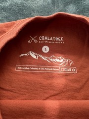 Coalatree Men’s Orange Weekend Plans Outdoor Adventure Cotton T-shirt Size L
