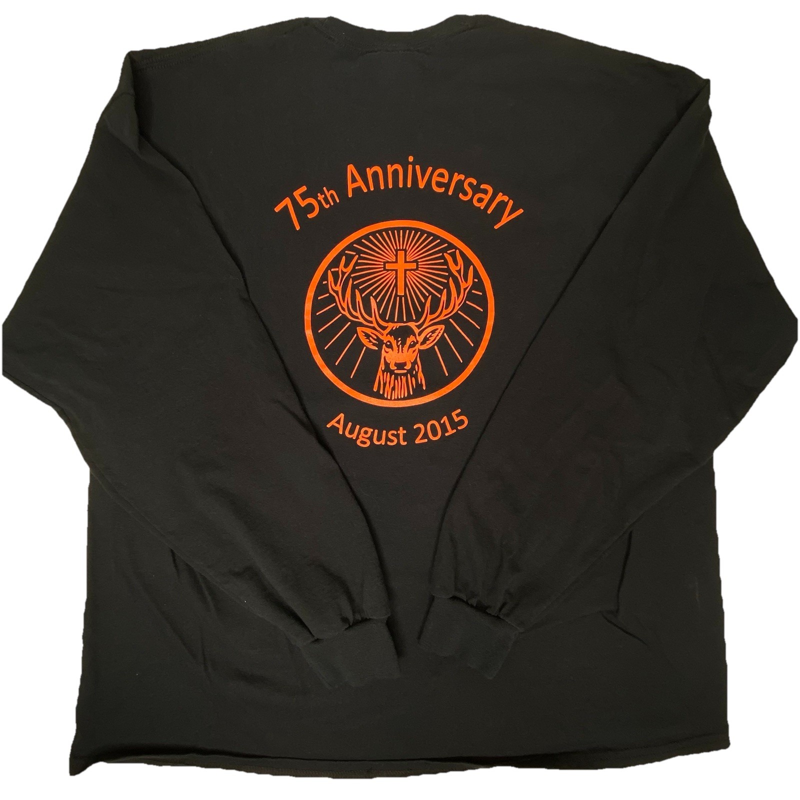 Jagermeister 75th Anniversary August 2015 Long Sleeve Black T-shirt Sz 2XL gallery