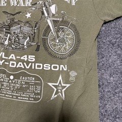 Vtg Harley Davidson Shirt Men’s Medium Green 80s Motorcycles USA Biker Tee