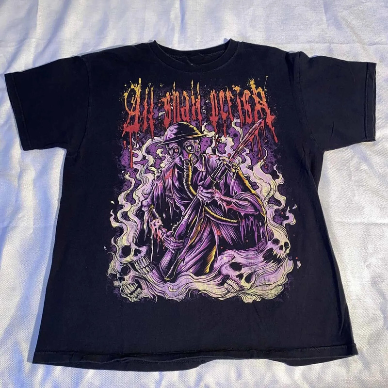 Awaken the Dreamers All Shall Perish Band T Shirt Full Size S-5XL