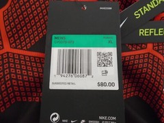 Nike Running Team Kenya XL Half Zip Pullover Red Dri-fit Element Black