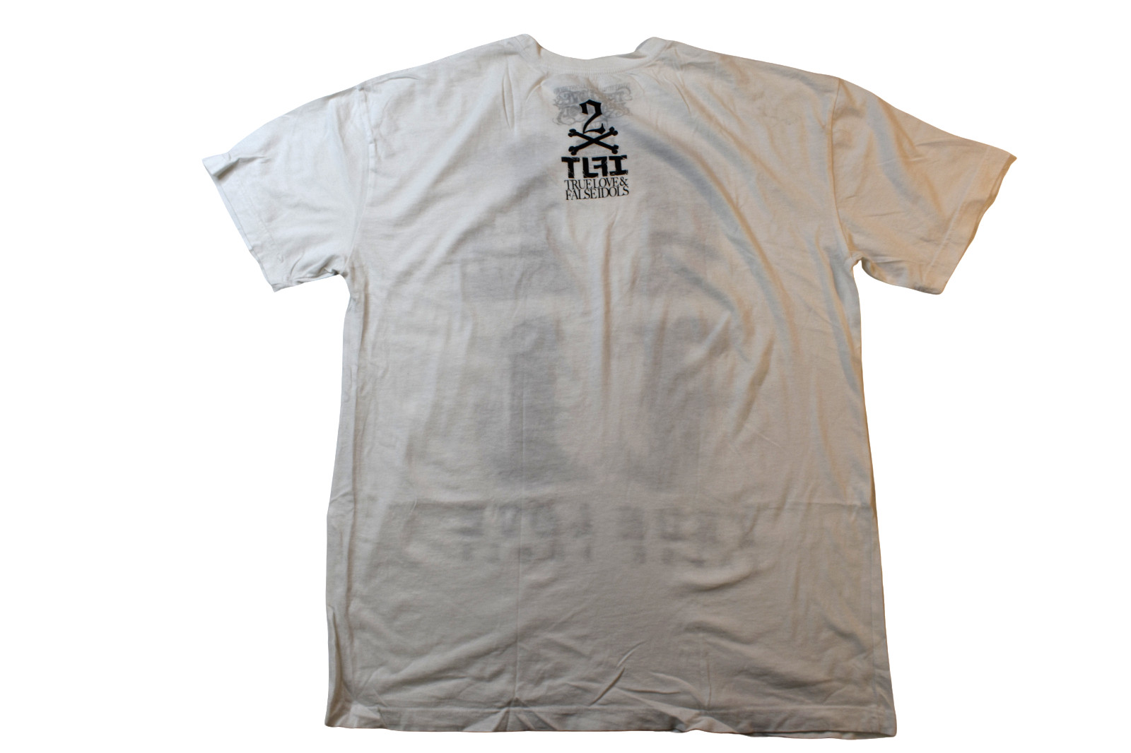 True Love False Idols Mens TLFI Black Letter White Shirt NWT 2XL gallery