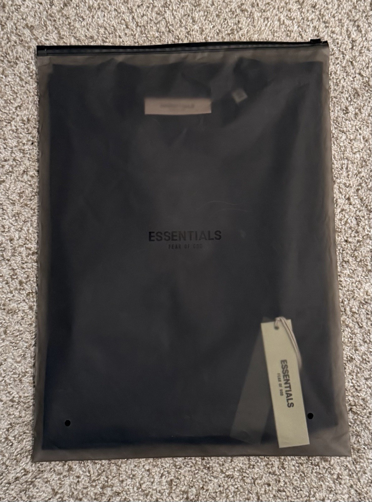 Essentials Fear of God Men's Black Logo Crew Neck Short Sleeve T-Shirt XL gallery