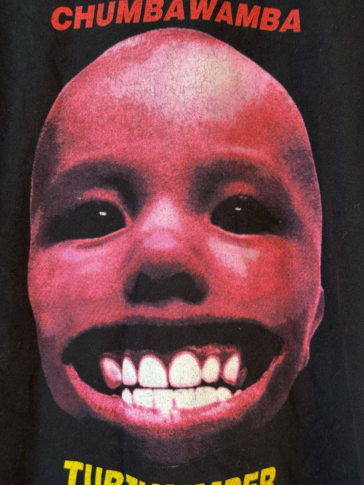 Vintage 90s Chumbawamba Rock Band Tubthumper Album Tshirt Mens XL gallery