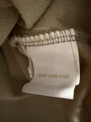 Aime Leon Dore Men’s Crew Short Sleeve T-Shirt Size Large Khaki Brown