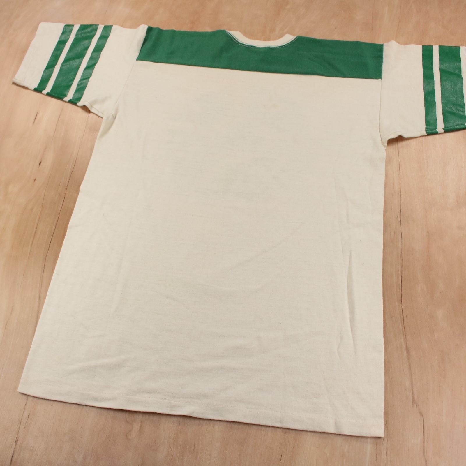 true vtg 60s 70s ARTEX Notre Dame Fighting Irish jersey t-shirt t-shirt XL tag gallery