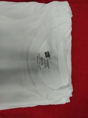 Hanes Tagless Layflat Collar Crew T-shirts White 5-pack Size Xl