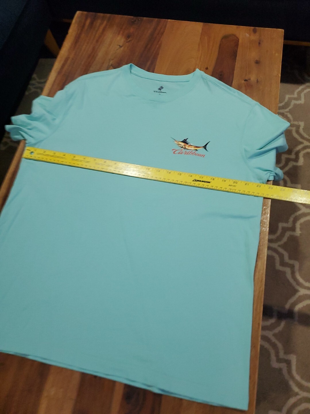 Caribbean 🌴 Graphic T Shirt Men's L "Hooked On Paradise " Marlin Tuna gallery