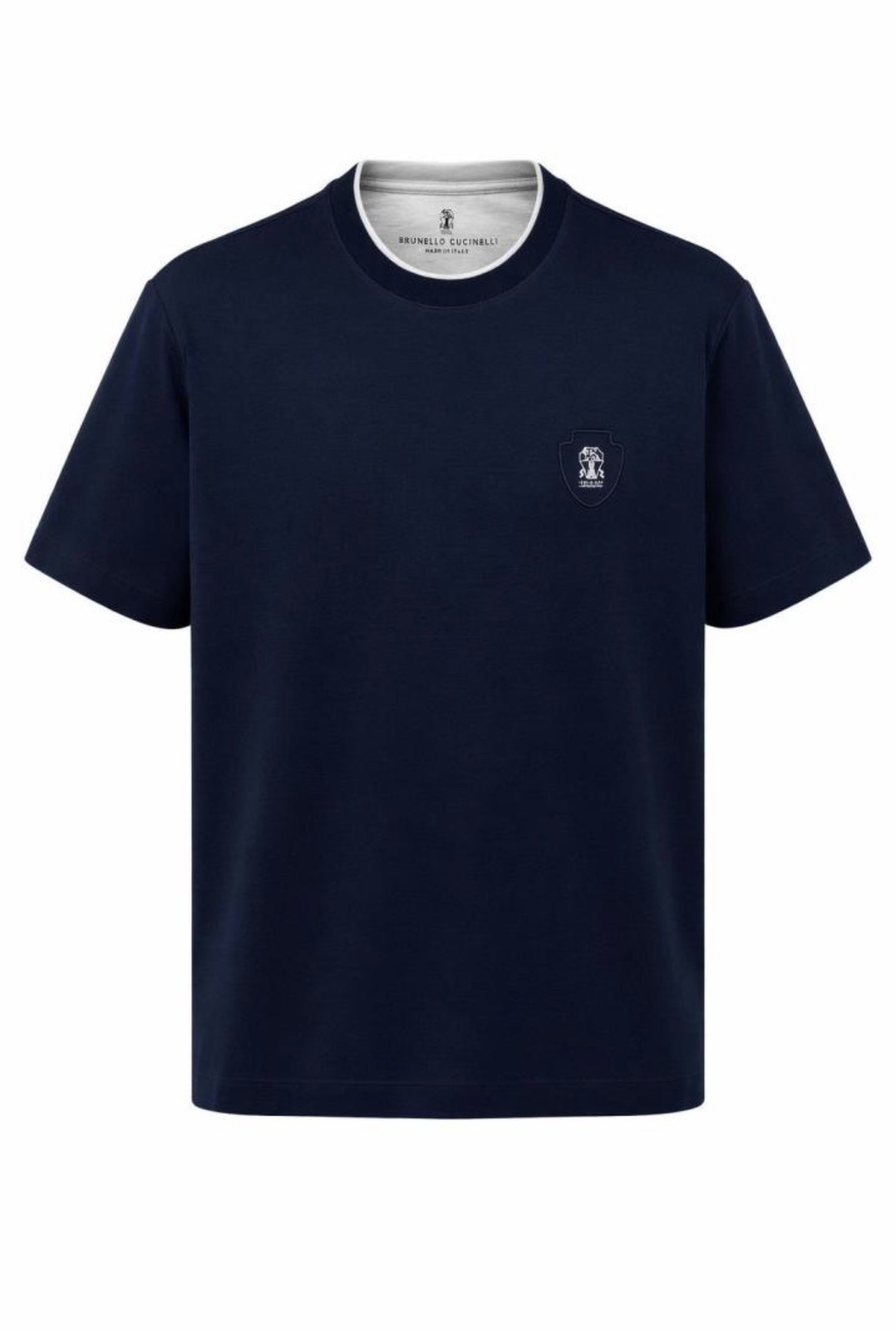 Brunello Cucinelli Cotton Blue T Shirt For Men Size S