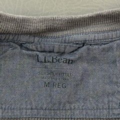 LL Bean Shirt Mens Medium Slightly Fitted Long Sleeve Waffle Knit Thermal Henley