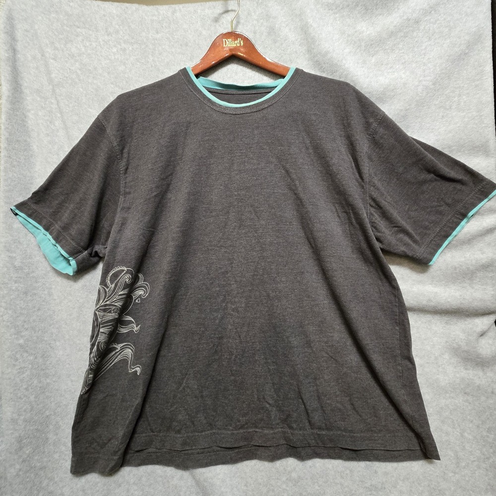 Taco Bell Mountain Dew Baja Blast Employee Crew T Shirt Men’s L Gray