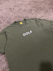 Vintage 2000s Tyler the Creator Golf Wang Green Logo Shirt Size Large