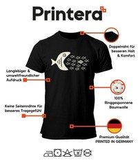 Big Fish Eats Small Fish School of Fish Sea Ocean Maritime Mens T-Shirt