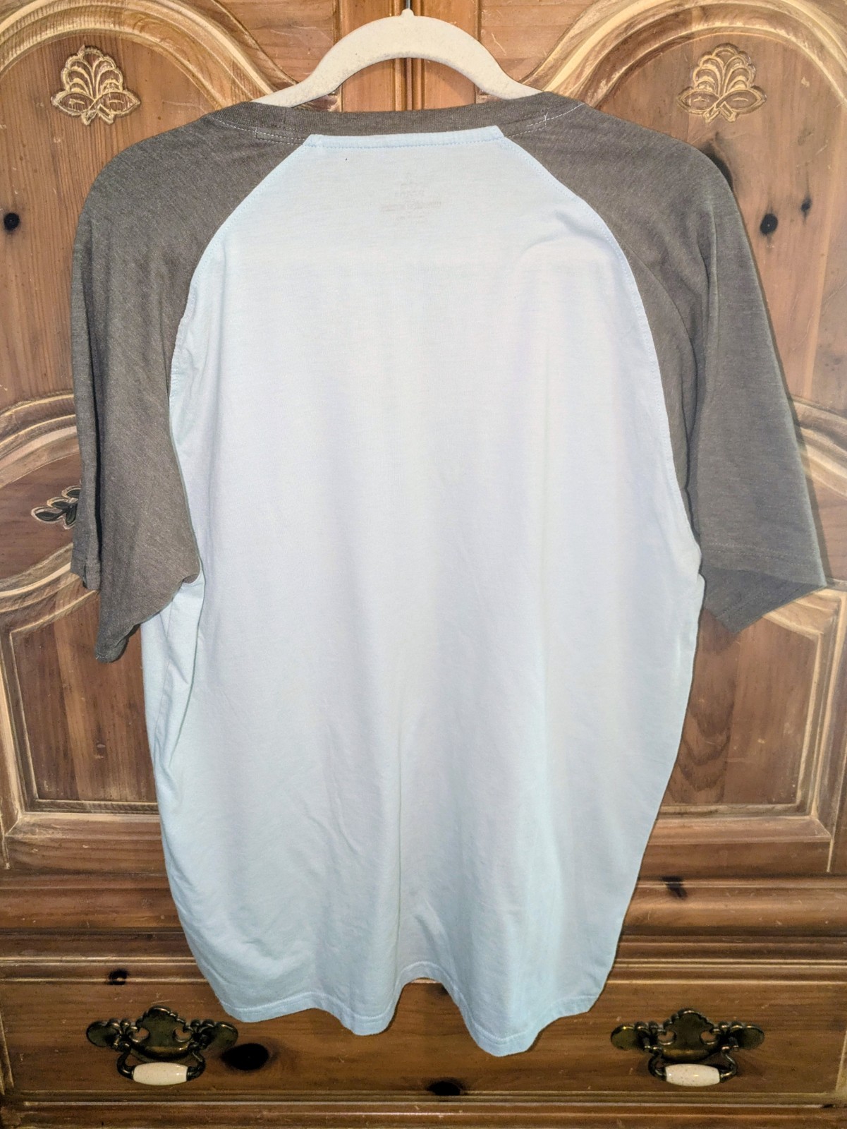Prana Graphic T-Shirt XL Men's Casual Sheer Cotton Blue Brown Short Sleeve gallery