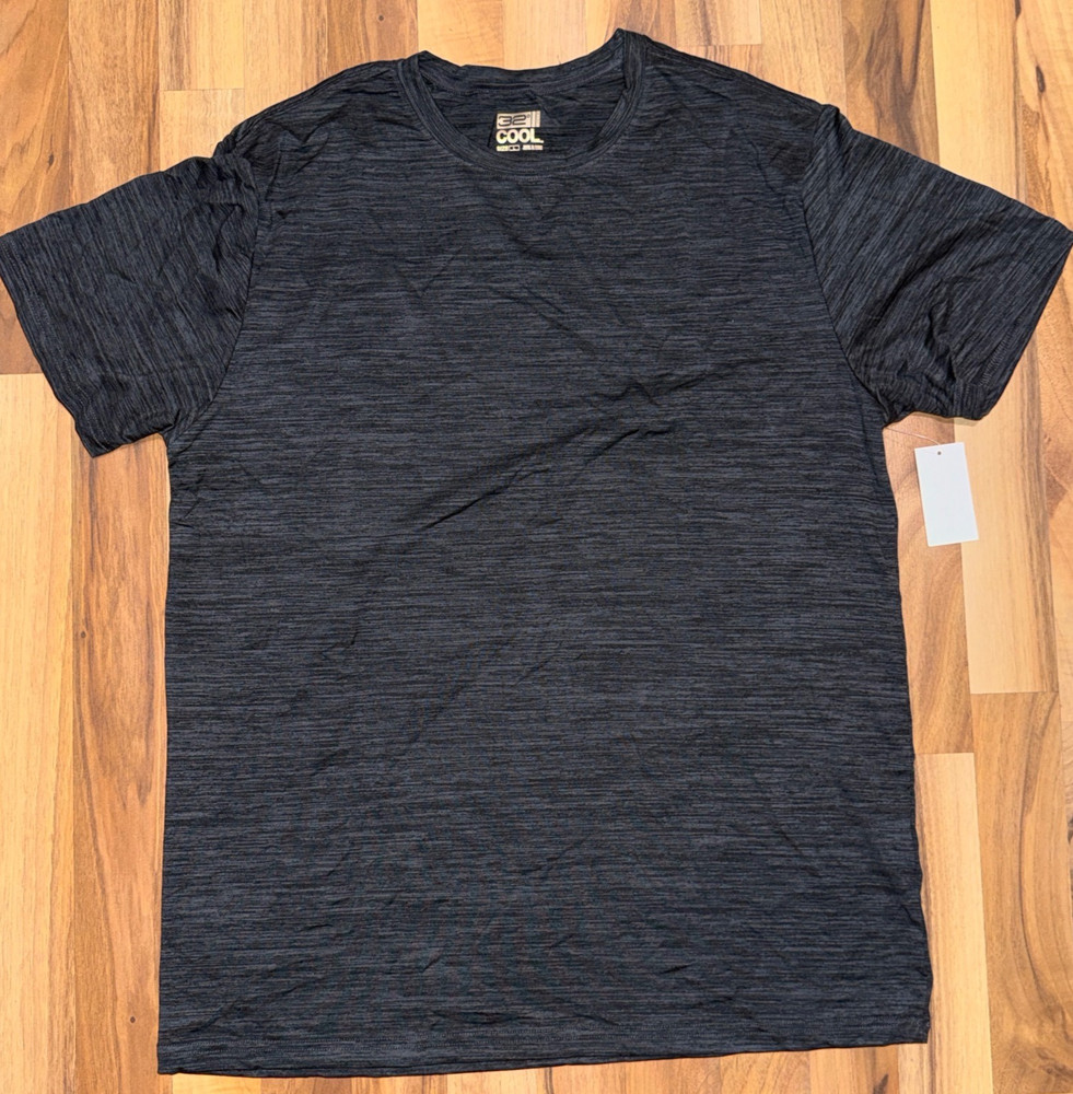 32Degrees (L or XXL) Men’s COOL Quick Dry Short Sleeve Crew Neck Tee Quick Dry