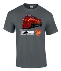 Pennsylvania Railroad train locomotive Authentic Tee T-Shirt [126]