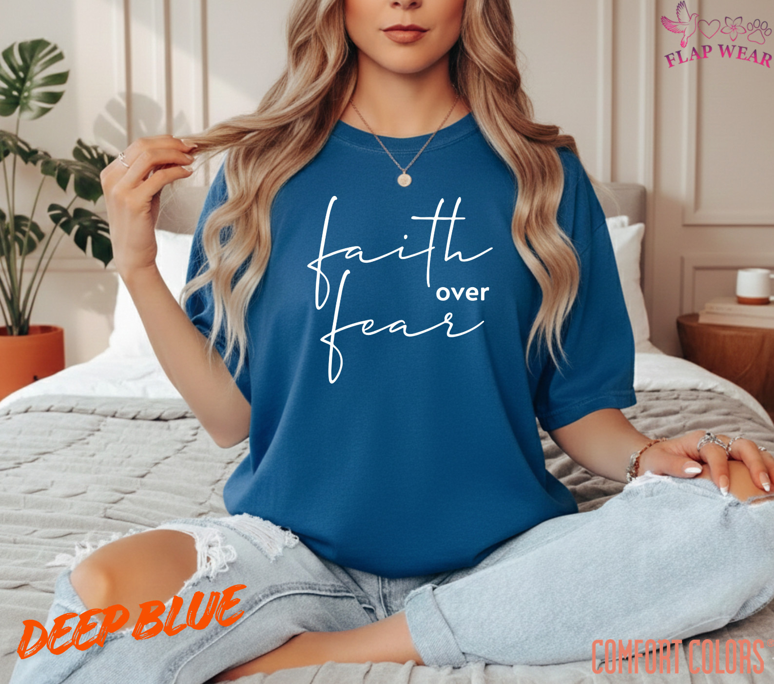 Unisex Faith Over Fear Christian T-Shirt, Men T shirt,Women T shirt Gift gallery