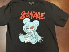 Mens Brooklyn Vertical Savage Bear Tee Shirt Extra Large XL Horror Halloween ￼
