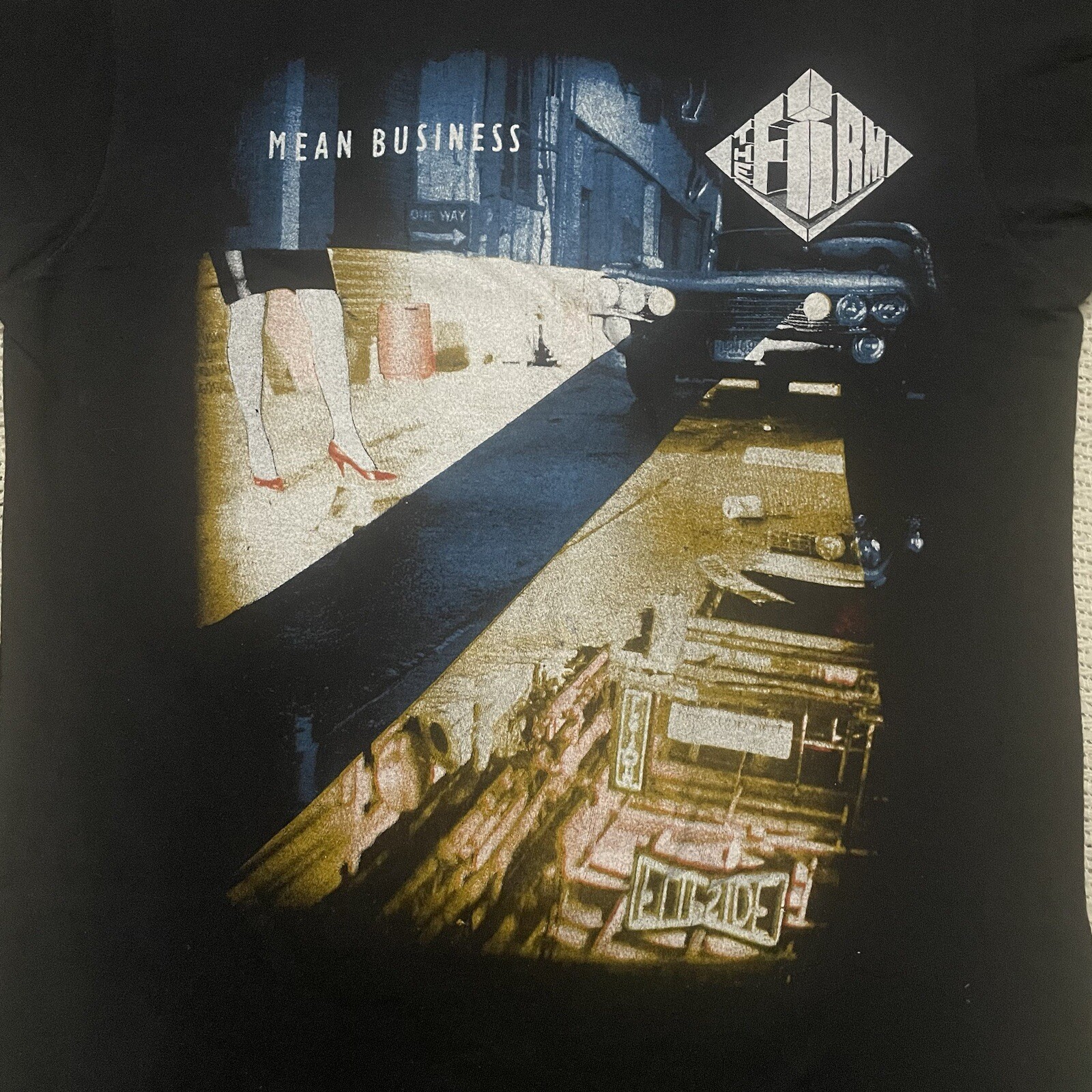 Screen Stars 1986 THE FIRM Small Medium MEAN BUSINESS TOUR Jimmy Page VINTAGE gallery