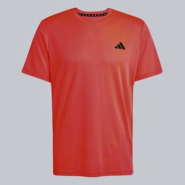 NEW Mens $25 ADIDAS Train Essentials Feelready Training Tee JC5194 Pure Ruby XXL gallery