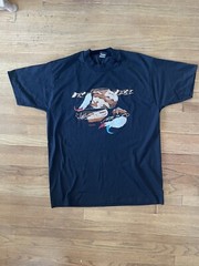 VTG 80s 90s Pottery Feather Native American Screen Stars Single Stitch Tee XL