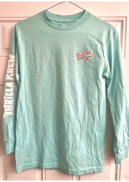 Thrilla Gorilla Da Boys Krew Hardcore MED Long Sleeve T Shirt T&C Surf Skate