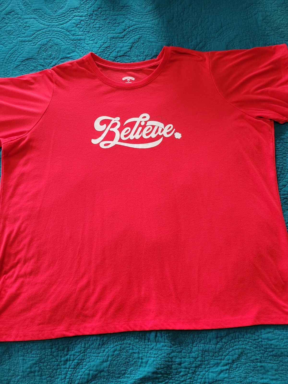 Holiday Time Christmas Believe Mens T Shirt 3X (56x28) gallery