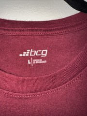 BCG Maroon Tee Size L