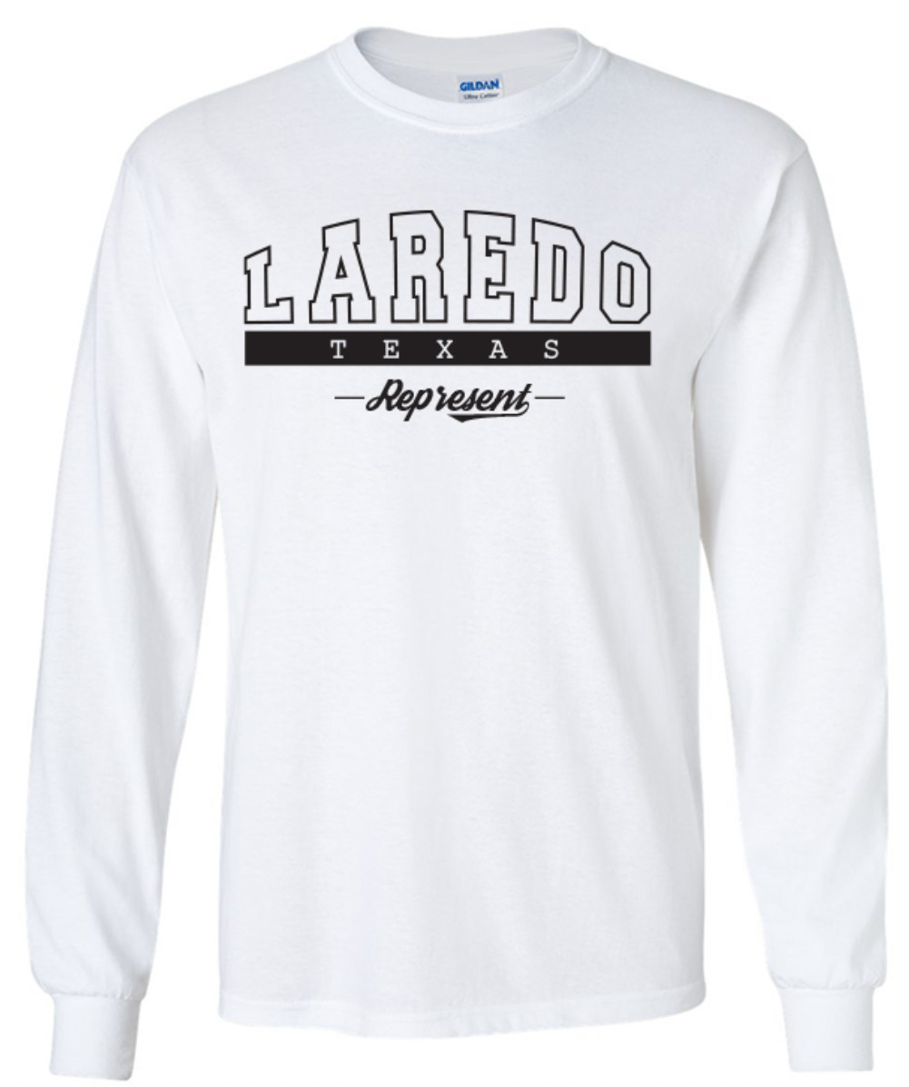 Laredo Texas State T-Shirt Long Sleeve Graphic Tees Unisex Apparel
