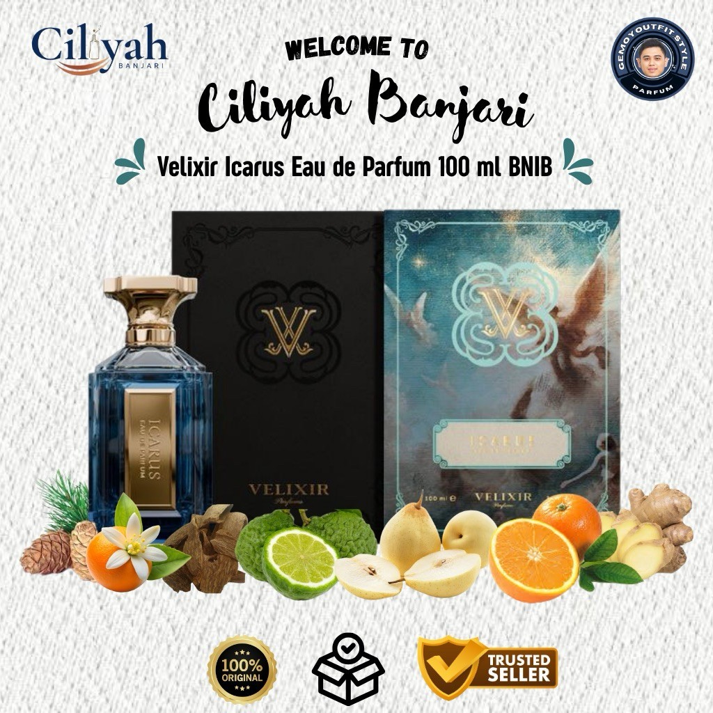 New Velixir Unisex Icarus EDP Spray 100ml