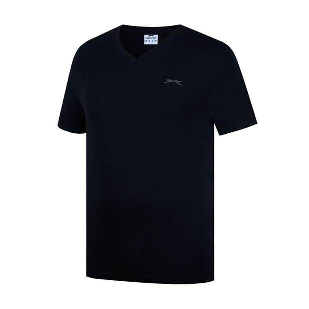 Mens Slazenger 100% Cotton V Neck T Shirt XS S M L XL XXL 3XL 4XL BNWT