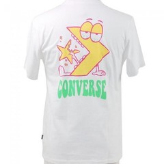 RARE NWT Converse Mens MUNCHY STAR CHEVRON TEE WHITE T-Shirt