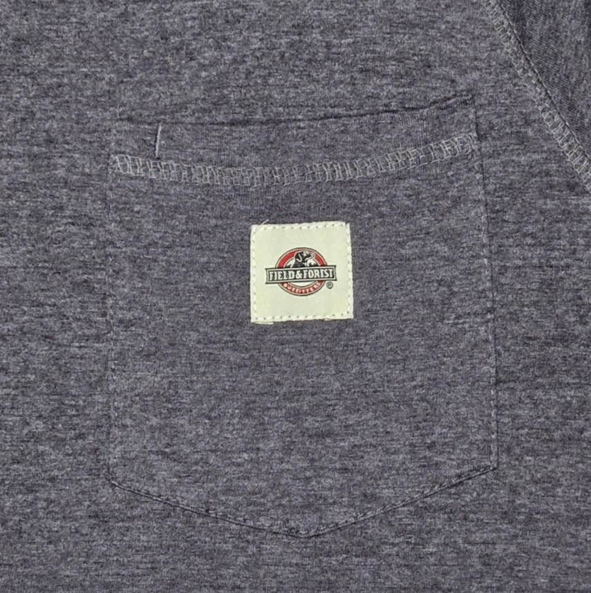 Field & Forest Outfitters T-Shirt with Pocket Men's 2XL - Crew Neck - Dark Gray gallery