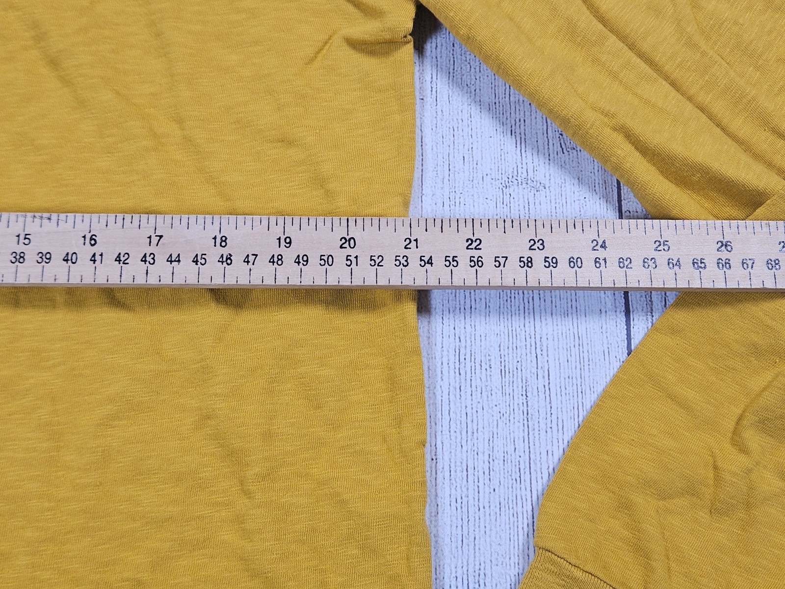 American Giant Classic Crew Neck Long Sleeve T Shirt Mens Large Mustard gallery