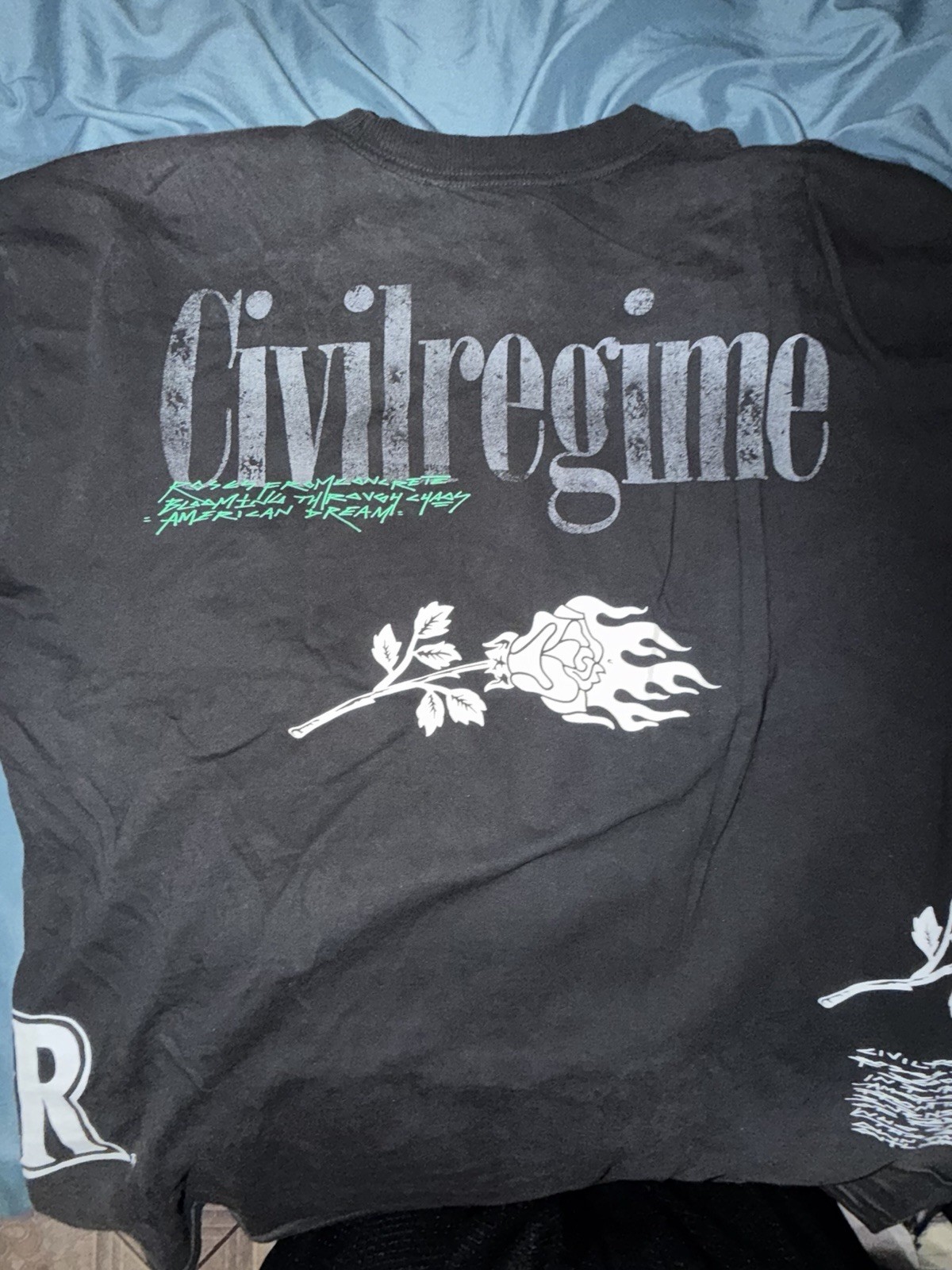 Civil Regime x Batman Joker Cotton Graphic Print Tee Black Men's Size L gallery